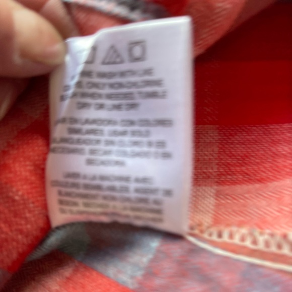 Wrangler Retro Plaid Top With Hood Women’s Large - Picture 6 of 10